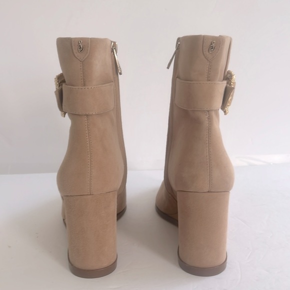 Sam Edelman Tan Suede Wedge Boots - Picture 11 of 14